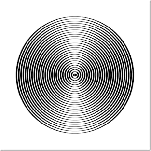 Concentric Circle Shimmy Posters and Art